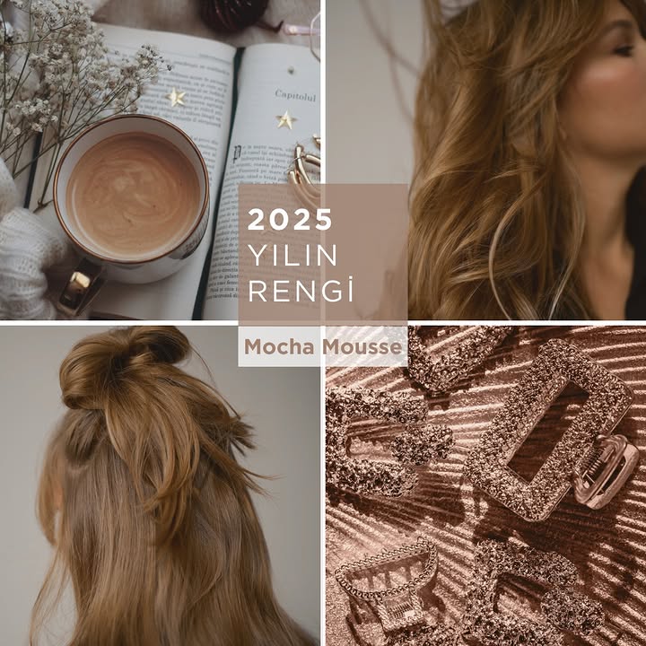 2025 Yılının Rengi "Mocha Mousse 🤎" Saçlarında Denemek İsteyenler Burada mı?