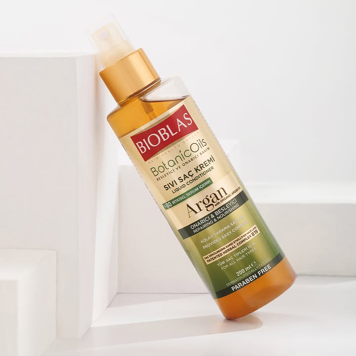 Bioblas Argan Sıvı Saç Kremi ile onarıcı ve besleyici bakım bir arada!