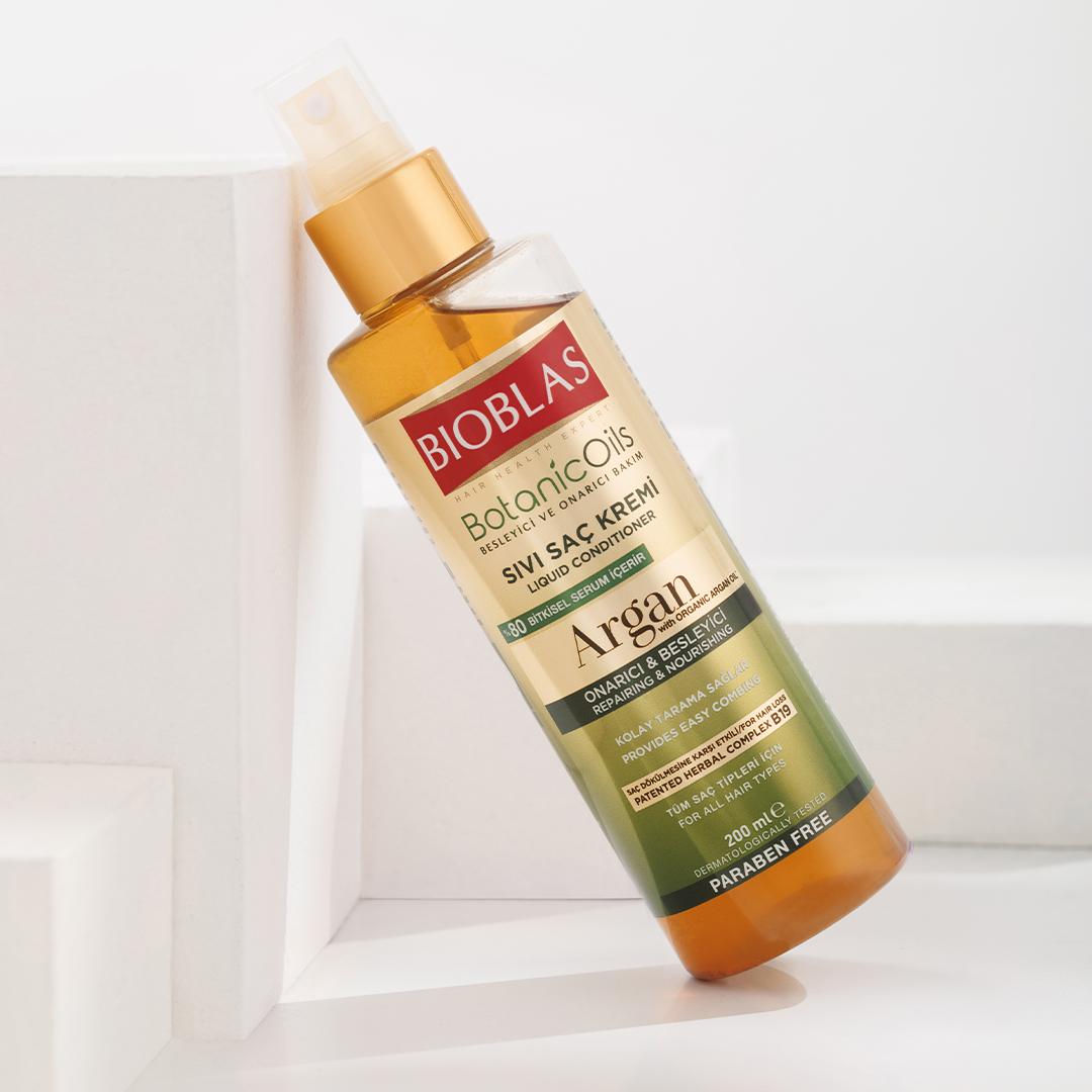 Bioblas Argan Sıvı Saç Kremi ile onarıcı ve besleyici bakım bir arada!